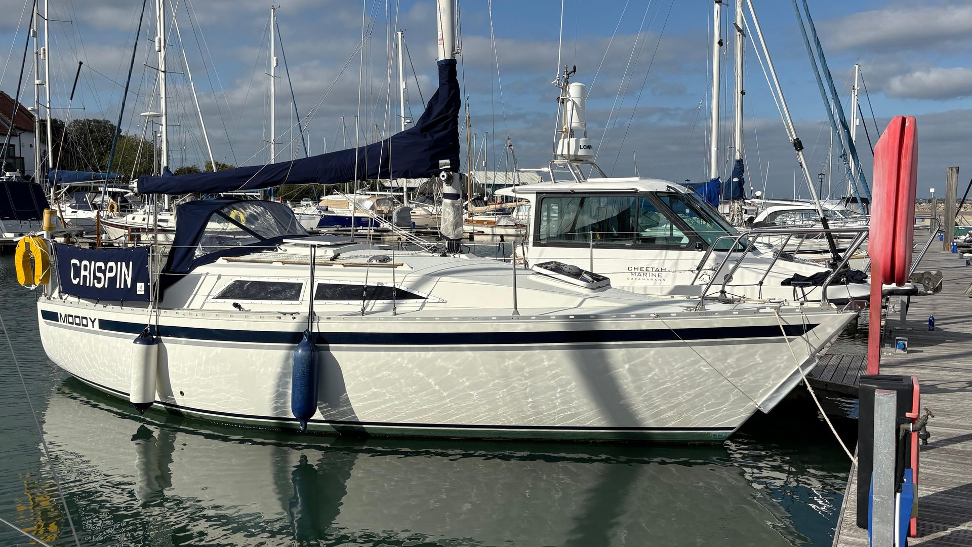 1984 Moody 27 for sale at BH Boat Sales
